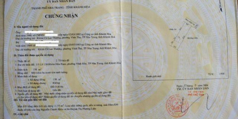 BÁN ĐẤT CHÍNH CHỦ GẦN BẾN DU THUYỀN ÂN MARINA NHA TRANG