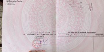 Bán gấp 100m2 đất gần Ngã 3 Mỹ Hạnh,TL824 vào 100m