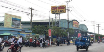 BÁN ĐẤT MẶT TIỀN NGAY TT THUẬN AN BÌNH DƯƠNG, ĐÃ CÓ SỔ HỒNG RIÊNG, CK NGAY 100TR KHI CỌC NỀN