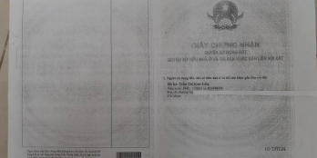 ĐÃ CÓ SỔ ĐỎ, Chủ cần bán gấp đất mặt tiền Dương Đình Cúc – Bình Chánh (LH:07796.07797)