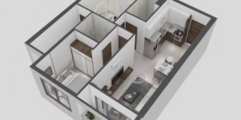 Cần bán căn hộ Goldora Plaza, căn 2PN 67m2 , Nhà HTCB, LH:0766980802