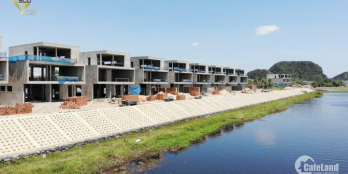 One River phân khu 2, biệt thự nghỉ dưỡng sở hữu lâu dài ven sông Cổ Cò, hoàn thiện full ngoại thất