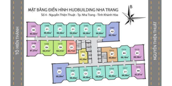 Bán căn hộ 13 HUD Building 04 Nguyễn Thiện Thuật, Nha Trang, 56m2.