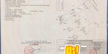 Mặt tiền đường Huỳnh Cương, phường An Cư, Ninh Kiều, TPCT. 1 trệt 2 lầu. DTSD 200m2