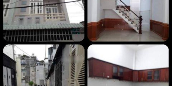 Nhà Siêu đẹp 4x15, 1 trệt 2 lầu + sân thượng, Hẻm ô tô 7m, Quận 12