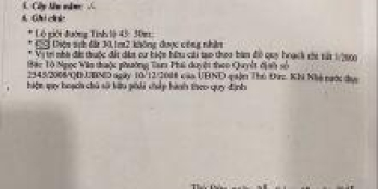 Cần bán nhà mặt tiền Tỉnh Lộ 43, p. Tam Phú (ngay chợ Tam Hà) DTSD 83m2 giá 12 tỷ