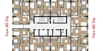 2,877 tỷ/2PN View Hồ Tây 73,2m2, BC hướng ĐÔNG, 3 mặt thoáng.Tặng điều hòa 200tr