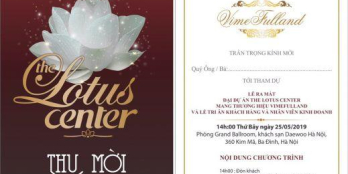 Ra mắt siêu dự án The Lotus Center Vimefulland