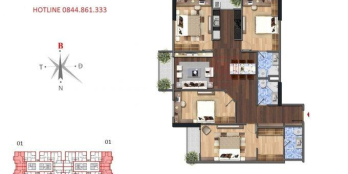 CHÍNH CHỦ BÁN CĂN HỘ 4PN CHUNG CƯ LẠC HỒNG LOTUS2 KHU NGOẠI GIAO ĐOÀN , XUÂN ĐỈNH , TỪ LIÊM , HÀ NỘI