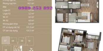 BÁN CHUNG CƯ CAO CẤP N04T1 NGOẠI GIAO ĐOÀN, CĂN GÓC VIEW SIÊU ĐẸP. LH: 0989 253 892