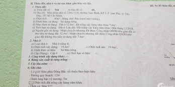 Đất Dân Cư Hiện Hữu Tại Linh Đông, 63m2 Giá 3 Tỷ 290 Đường 12M