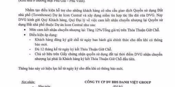 Chính thức nhận Booking Siêu Phẩm Bình Dương ICON CENTRAL