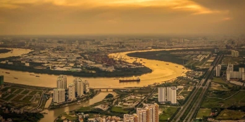 Căn hộ 4PN Tháp Brilliant Đảo Kim Cương, căn duy nhất balcony bao quanh view pan