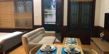 Cho thuê căn hộ khép kín diện tích 40m2 có ban công thoáng mát, nội thất đầy đủ