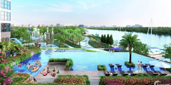 Bán căn hộ Thủ Thiêm Dragon tầng 12, 80m2, căn góc, view sông trọn đời, giá hấp