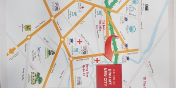 Đất nền, mặt tiền KDC Bình Mỹ New City, hạ tầng hoàn thiện, SHR, công chứng sau