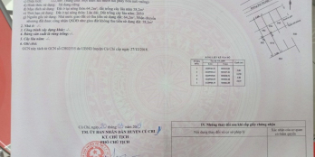 Đất Củ Chi, xã Phạm Văn Cội, mặt tiền Bùi Thị Điệt, 122m2, 950 triệu, SHR.