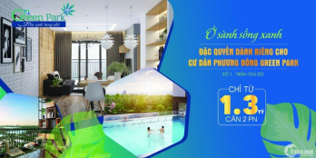 PHƯƠNG ĐÔNG GREEN PARK MỞ BÁN ĐỢT I - CĂN 2 PHÒNG NGỦ CHỈ TỪ 1,3 TỶ