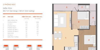 Bán căn 2PN Hausneo tầng cao đẹp, giá tốt nhất chỉ 1,990 tỷ, LH 0906799598