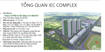 nhà ở xã hội iec thanh trì hà nội giá chủ đầu tư