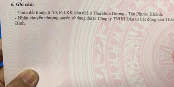 Bán Lô Đất Giáp Tp Thuận An, Sổ Hồng Riêng, Trả Trước Chỉ 390tr