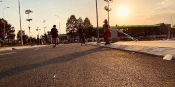 Đất nền số đỏ trung tâm Dĩ An, 4 mặt tiền đường, trả góp 2 năm. lãi suất 0%