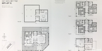 Bán biệt thự bờ sông Vinhomes Bason Quận 1, 425m2, 1 hầm+4 lầu, view sông