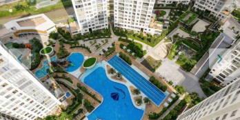 Bán 2PN giá tốt Đảo Kim Cương. View bao quát 3 hồ bơi resort. 5.9 tỷ, full NT.