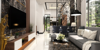 Nhà vườn Bình Chánh mới xây, khu dân cư an ninh, 1 trệt 2 lầu.