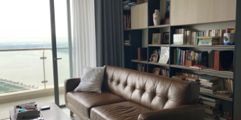 Căn hộ 2PN 96m2 Đảo Kim Cương view sông SG, Đông Nam, Full nội thất cao cấp