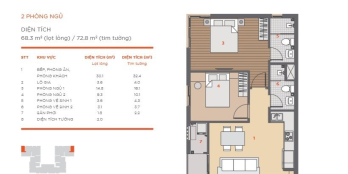 Bán gấp HausNeo căn góc số 9 tháp B tầng trung -  73m2 nhận nhà ở ngay