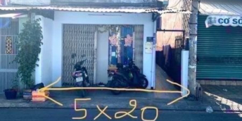 Bán nhà cấp 4 tiện xây mới, mặt tiền đường Trần Tấn P. Tân Sơn Nhì, Q. Tân Phú