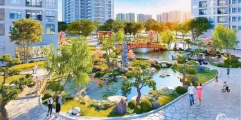 Chỉ 800tr sở hữu căn hộ Origami phong cách Nhật Bản view Hồ cá Koi, vườn hoa