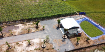 Nhà vườn cực đẹp dành cho gia đình cuối tuần về nghĩ dưỡng thuộc xã Vĩnh Thanh,