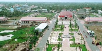 Đất mặt tiền chợ Thạnh Phú, sổ hồng riêng, thổ cư 100%,