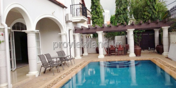 Bán biệt thự Thảo Điền q2, khu compound, dt 614m2, 3 tầng sân vườn + hồ bơi