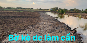 hơn 1000m2 đất xe hơi tới đất mặt tiền rạch lơn phía sau