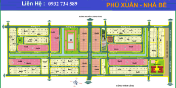Nhà Phố Khu Dân Cư Phú Xuân Vạn Phát Hưng, Chỉ 25Triệu/m2; Nền đẹp Đối diện Công