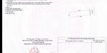 Bán lô kiệt 4m Hòa Quý gần chợ - Gần Bệnh Viện Quốc Tế chỉ hơn 1 tỷ