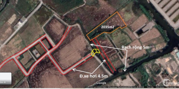 Đất CLN Phước Khánh mặt tiền rạch xe hơi tới tận đất nằm trong khu dân cư