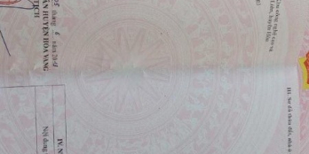 Bán đất xã Hòa Liên, Hòa Vang , dt 124m2 hỗ trợ vay Bank 60%.