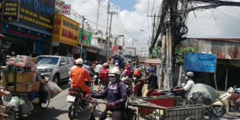 Đất thổ cư mặt tiền Bình Tân, giá 2.3 tỷ, SHR