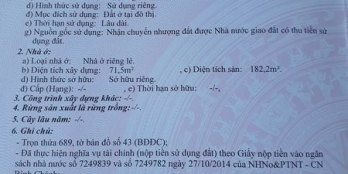 Bán nhà chính chủ đường nội bộ Xã Tân Kiên, Huyện Bình Chánh