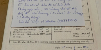 Bán nhà đất 2 mặt tiền đường nhựa tại phường Tam Phú, quận Thủ Đức