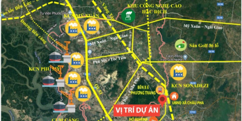 Bán đất 170m2 ngay bên cạnh chợ Châu Pha 2 UBND Phú Mỹ giá chỉ 5,2 triệu/m2