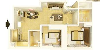 Bán cc the art. sổ hồng riêng. 66m2. tầng 5. view tây nam. nội thất đầy đủ.