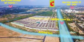 Mở bán 68 căn shophouse 1 trệt 2 lầu dự án Oasis City mặt tiền Vành Đai 4