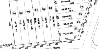 Đất nền phân lô Tân Bình MT Thái Thị Nhạn - P. 10. DT: 95m2/Giá 3.550 tỷ nền SHR