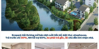 Biệt thự, liền kề, Shophouse Ecopark- Ecoriver Hải Dương