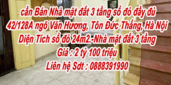 Chính chủ cần Bán Nhà mặt đất 3 tầng sổ đỏ đầy đủ